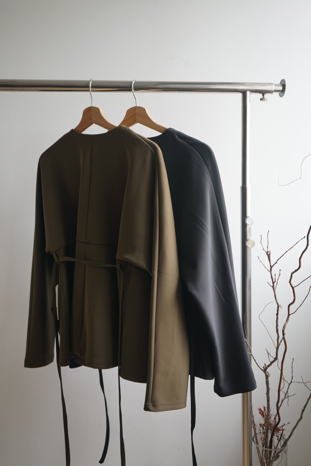 【店主自留!🪡】Collarless blazer/ black
