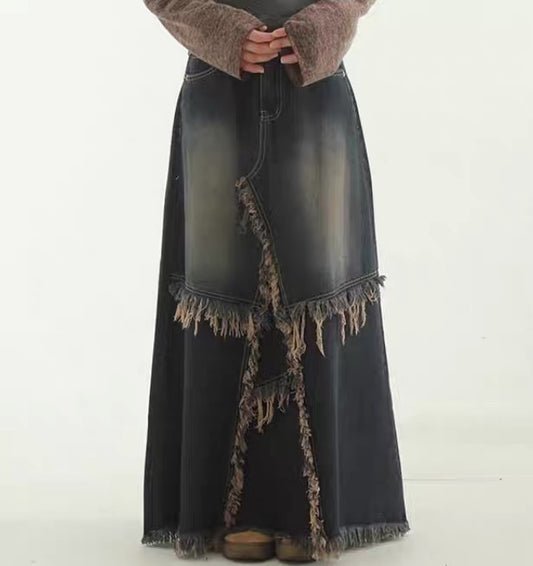 (小個子都可入手!)Hilda denim skirt