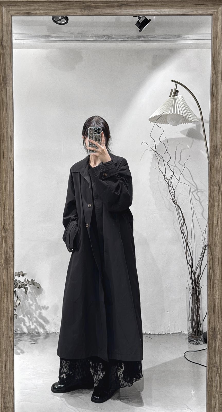 Oversized trench coat
