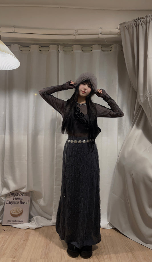 (MY PICKS!)Grass skirt/ dark green