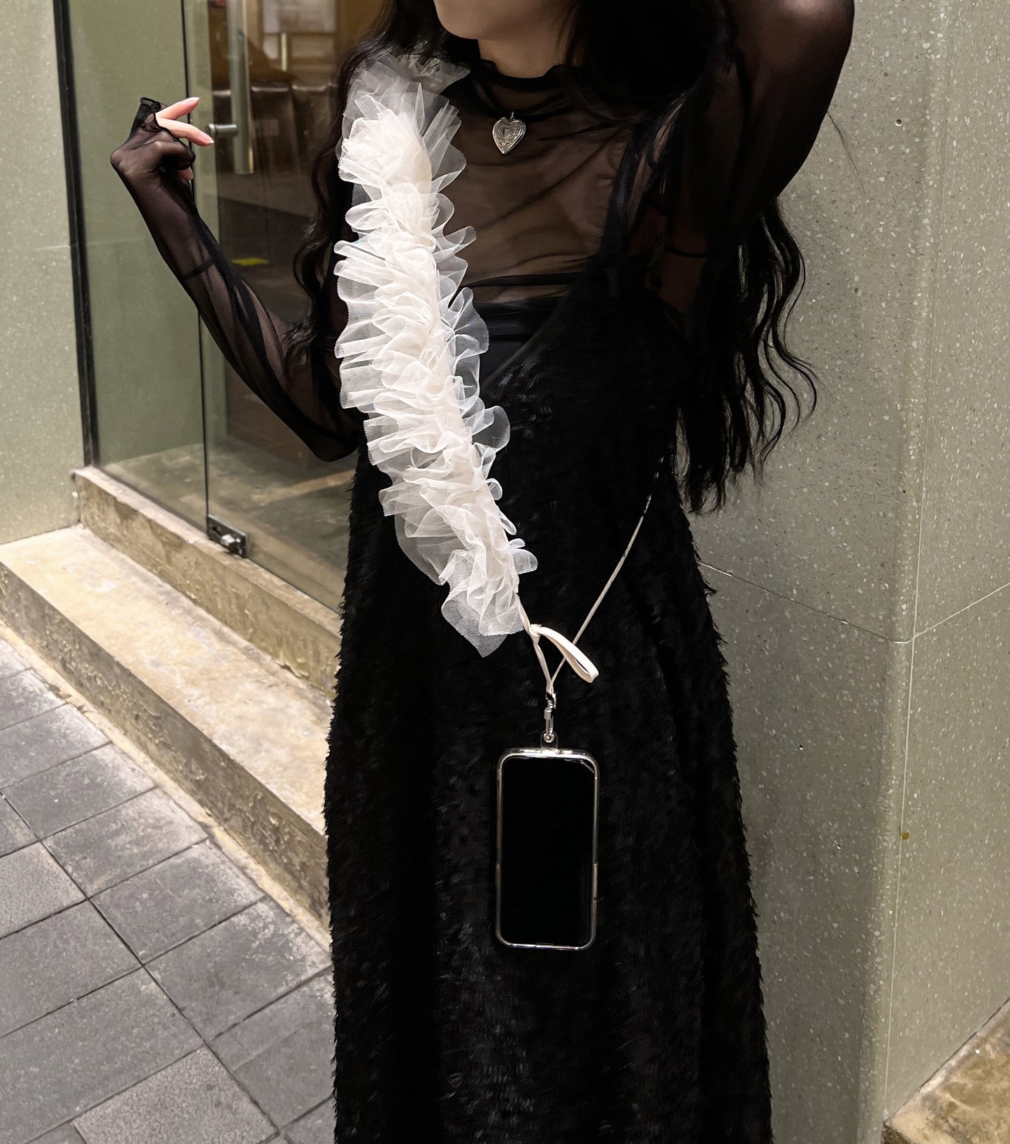 【送禮自用皆易✨】Ruffle phone strap / 3 colors
