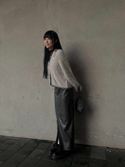 (完售即止!)Classic leather skirt/ 3 colors