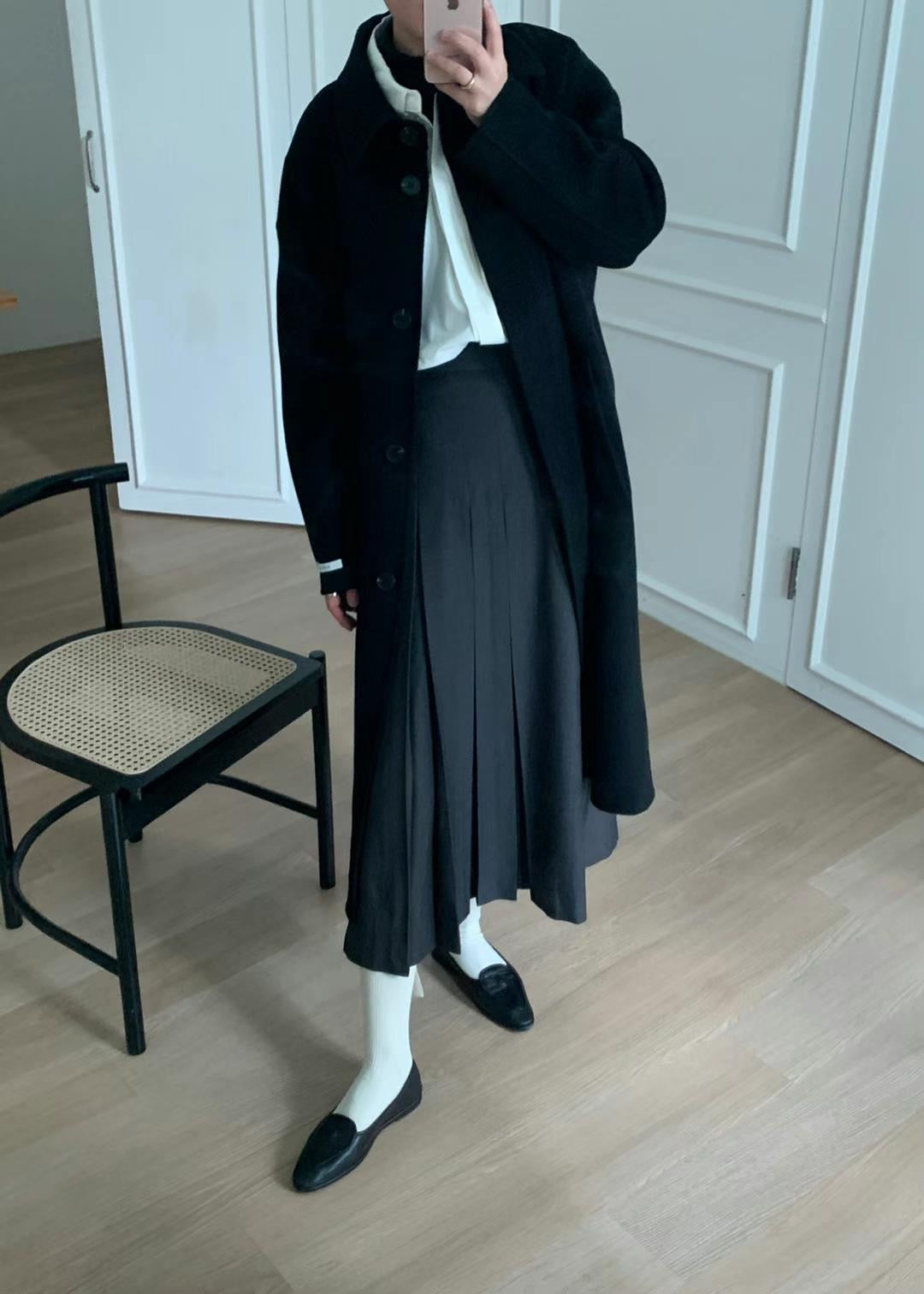 Anka Pleated Skirt