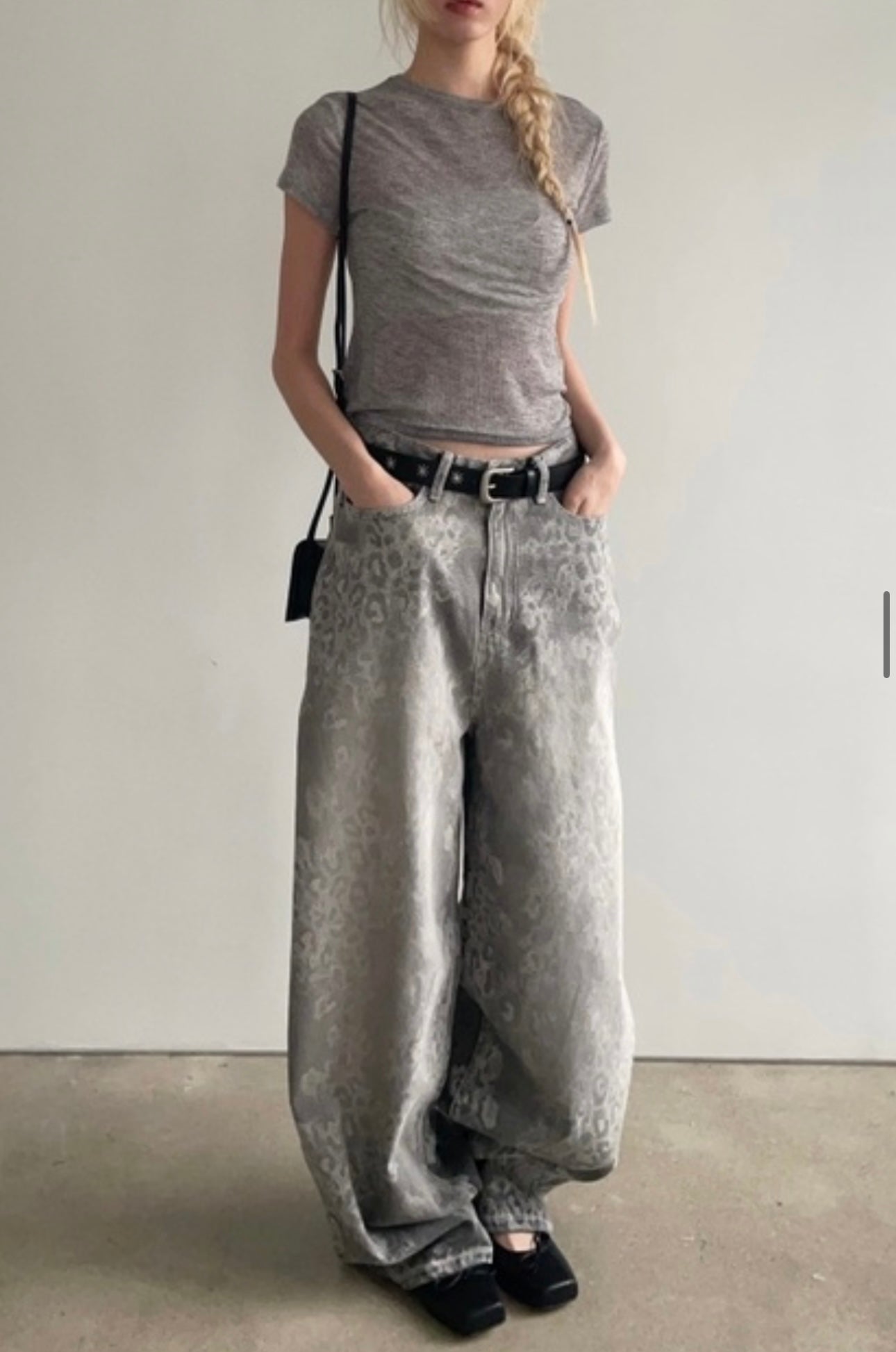 [ 預訂 𐙚˙✧]  leopard jeans