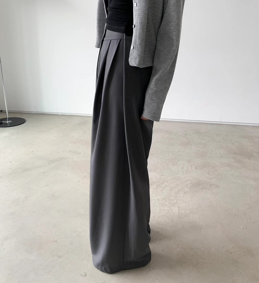 [ 預訂 ࣪𖤐.ᐟ ] [ 小個子友好！] pin-tuck slacks / 3 colors