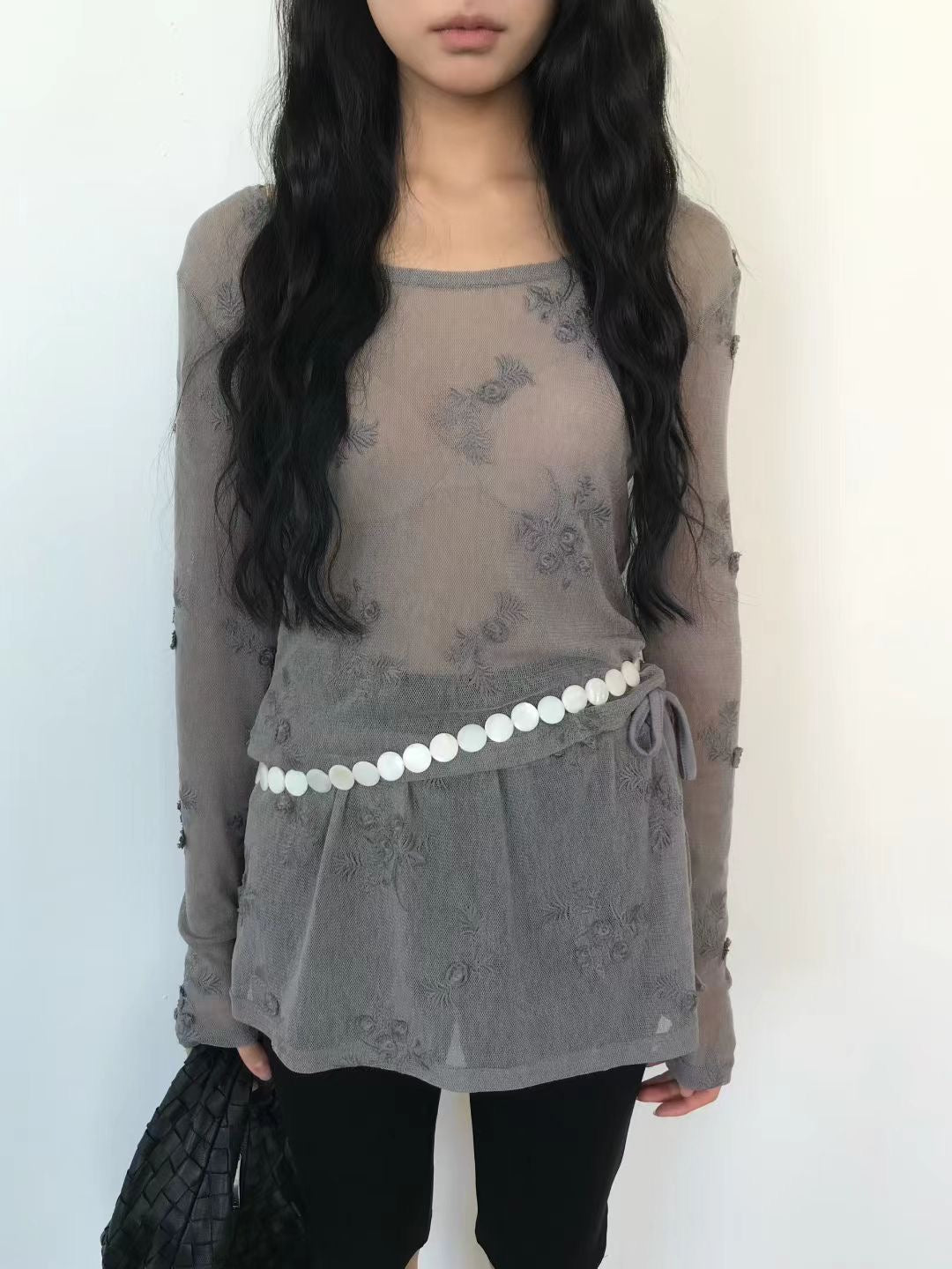 [ our picks! (˶ᵔ ᵕ ᵔ˶) ‹𝟹 ] [ 預訂 ]  floral long sleeve / 2 colors