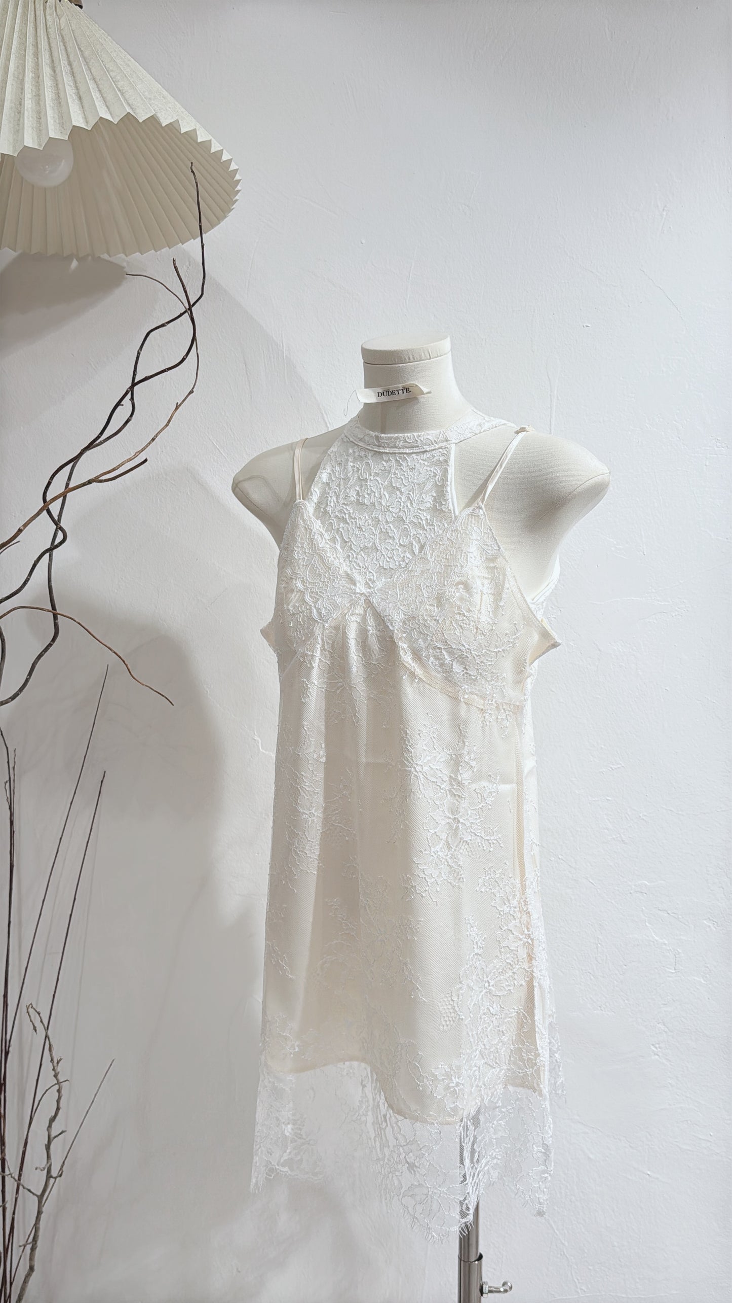 [ 現貨 / 預訂🪽⋆ ] [ 超精緻☆!] Vintage Floral Sheer Lace Tunic Cami