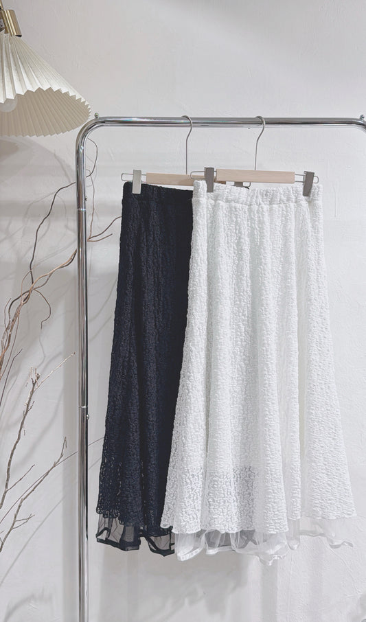 [ 首批價 $228🪽⋆ ] layered lace mermaid skirt • 2 colors