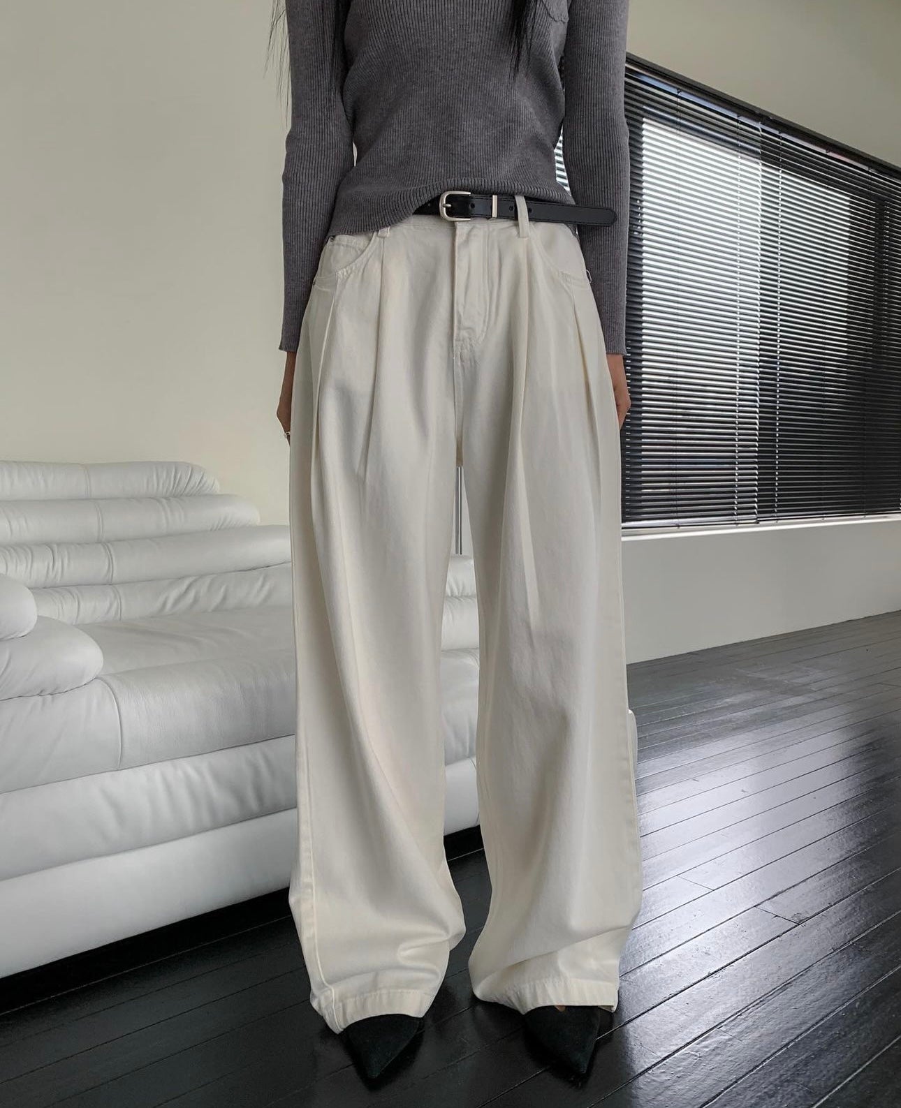 [ 必必必必入手超正版型褲子！] Ann Denim Jeans / ivory