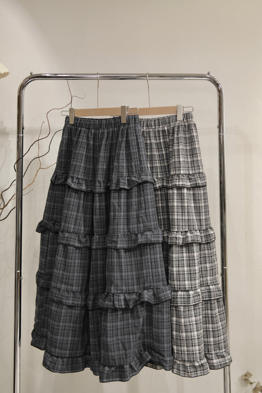[ 預訂 ] Checkered skirt / 2 colors
