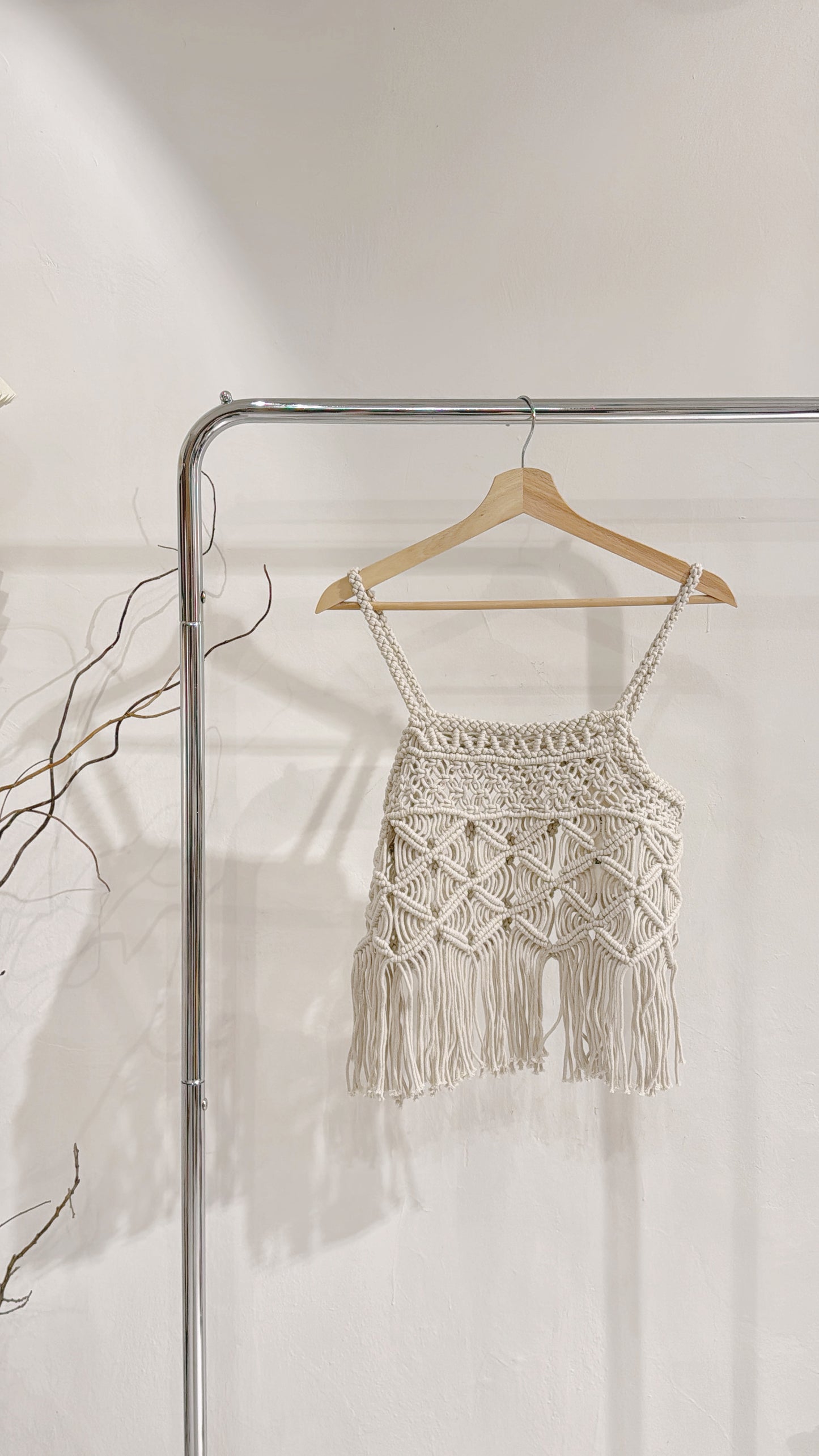 [ 現貨 / 預訂🪽⋆ ՙִՙ ] crocheted vest • ivory