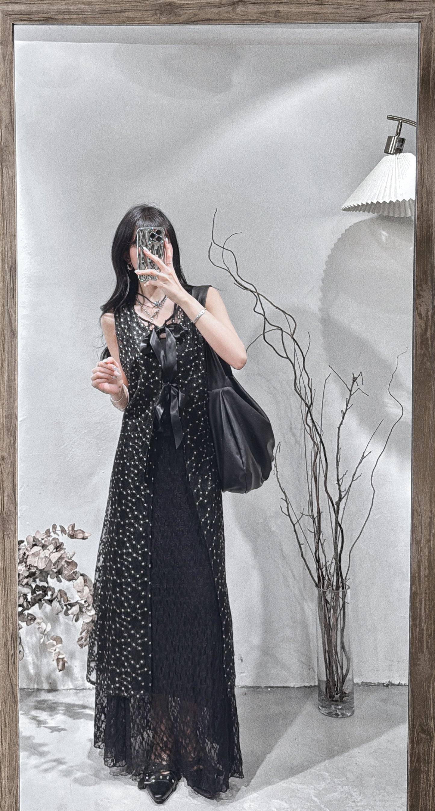 [ 七月限定⋆⭒˚.⋆ ] [ 一套三件 ] amour lace set • black