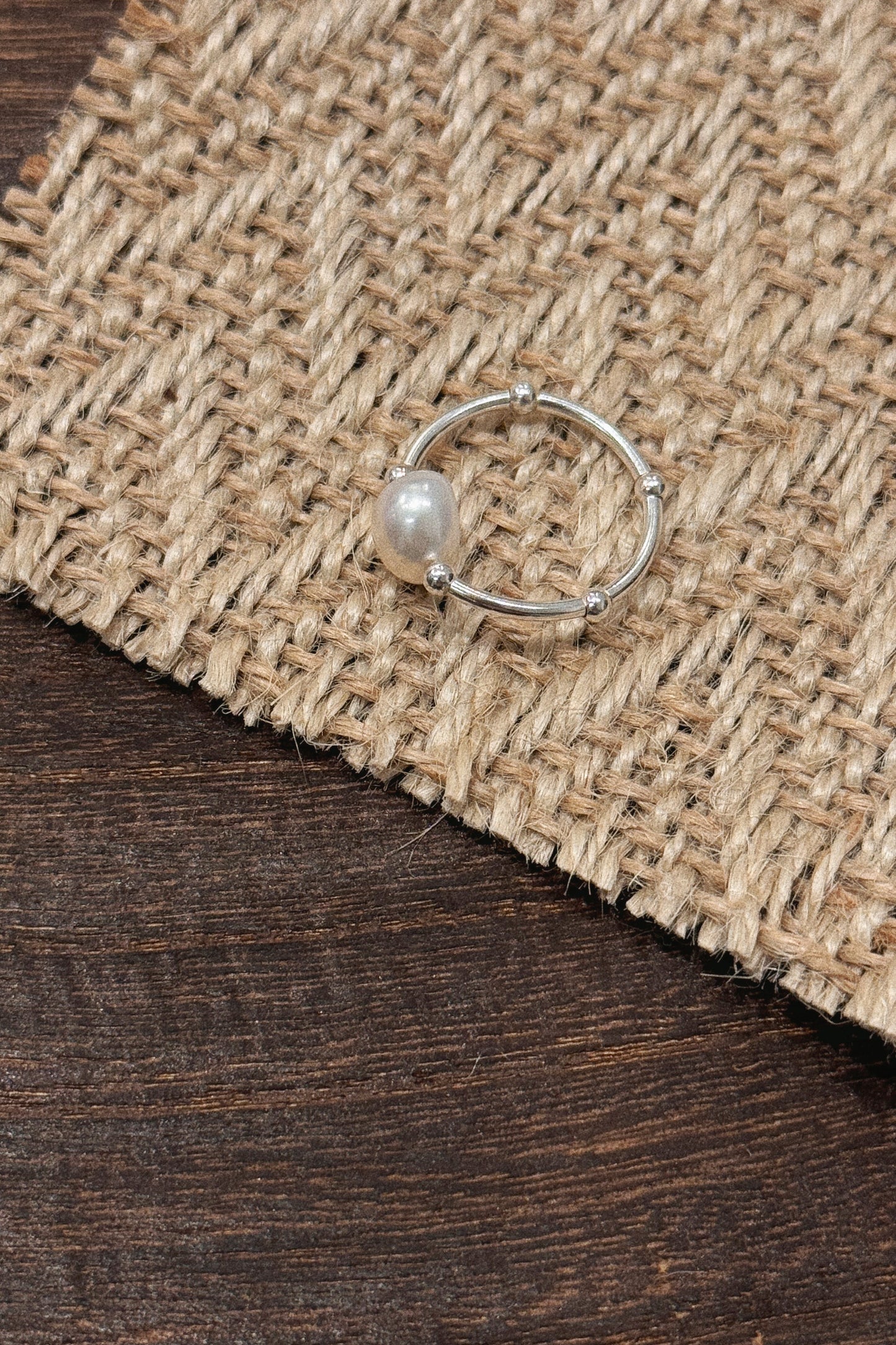 [ 預訂⋆⭒˚.⋆ ] ⁹²⁵ ˢⁱˡᵛᵉʳ/ pearl ring