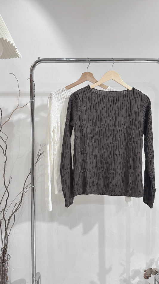 [ 預訂⋆𐙚 ̊. ] wave top / 2 colors