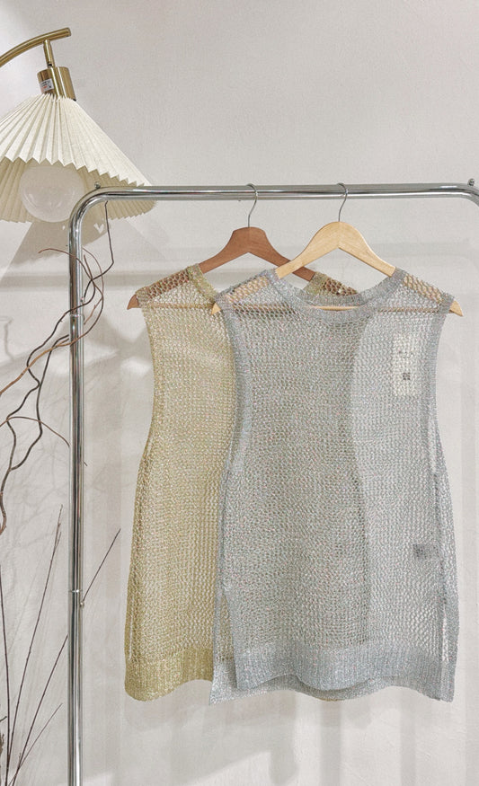 [ 現貨/預訂˚⊹♡ ] [charlotte's picks!]  lone lone glossy vest / 2 colors