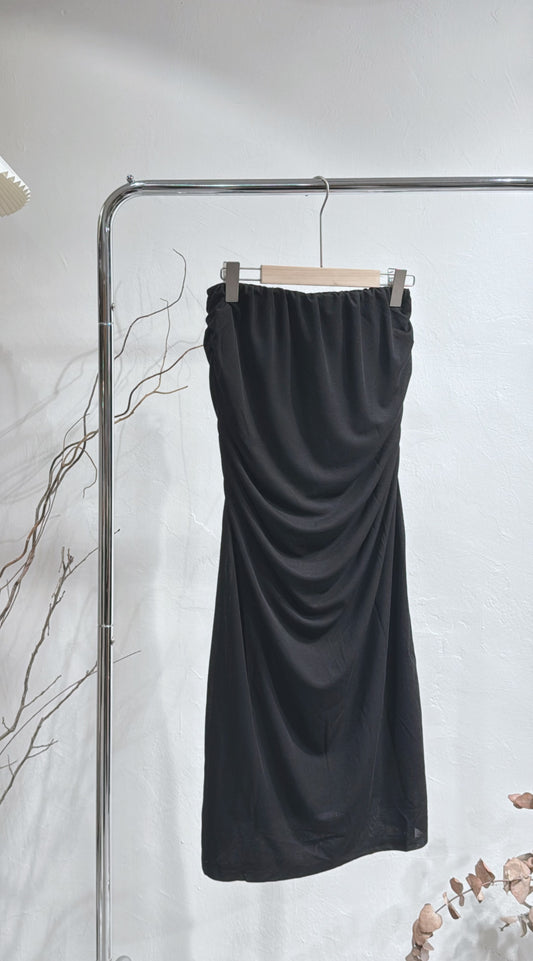 [ 現貨 🪽⋆ ] Drape Pencil Skirt / black