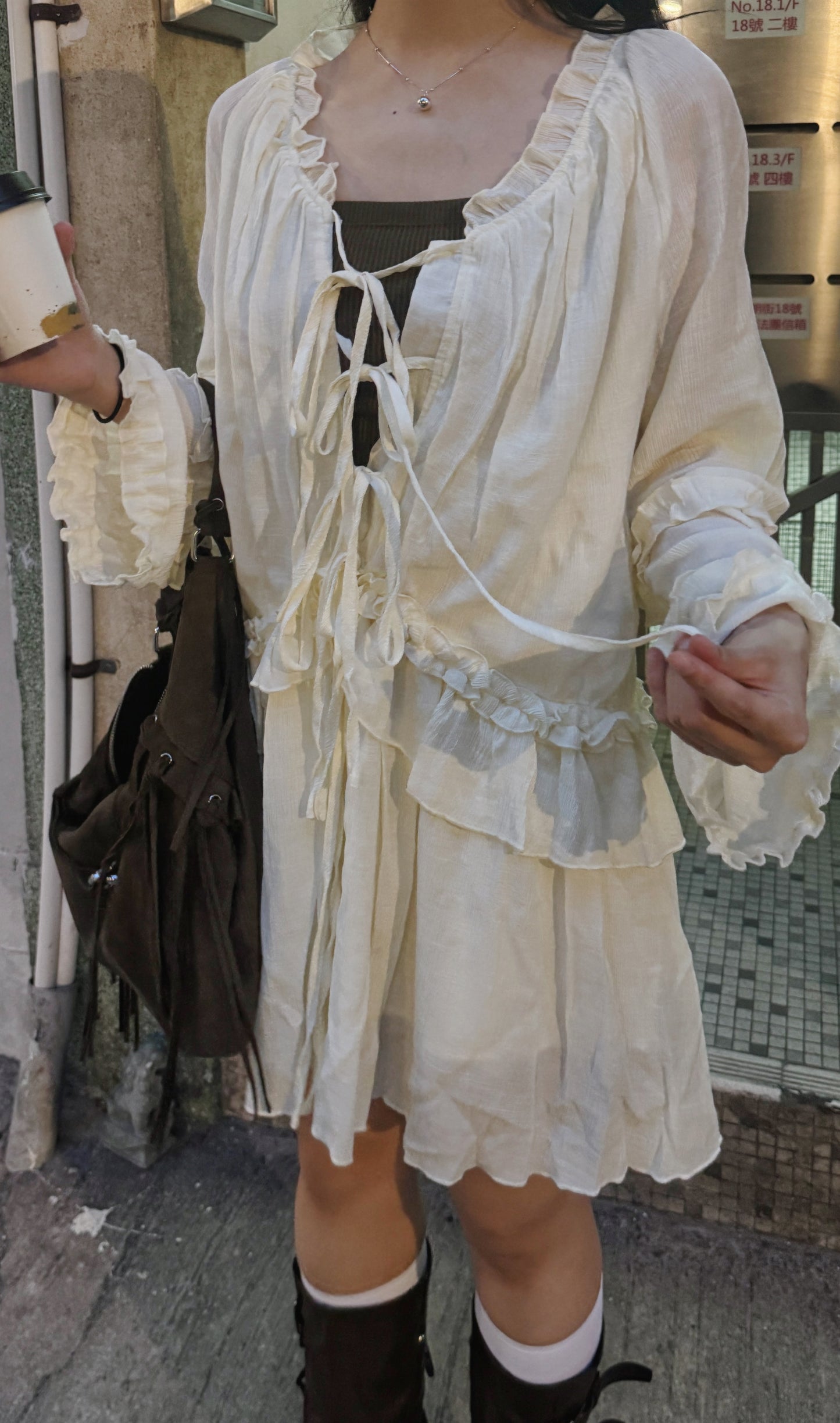 [ 預訂！.˚‧💭] [ 高質檔口款！] Frilled ops