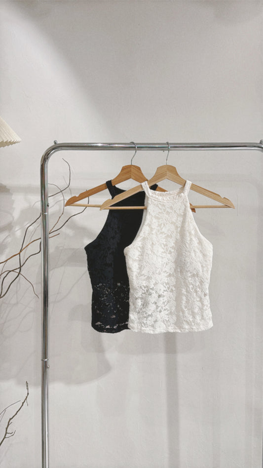 [ 預訂🪽⋆ ՙִՙ ] [ 超軟熟！超美的蕾絲！] Lace bra top / 2 colors