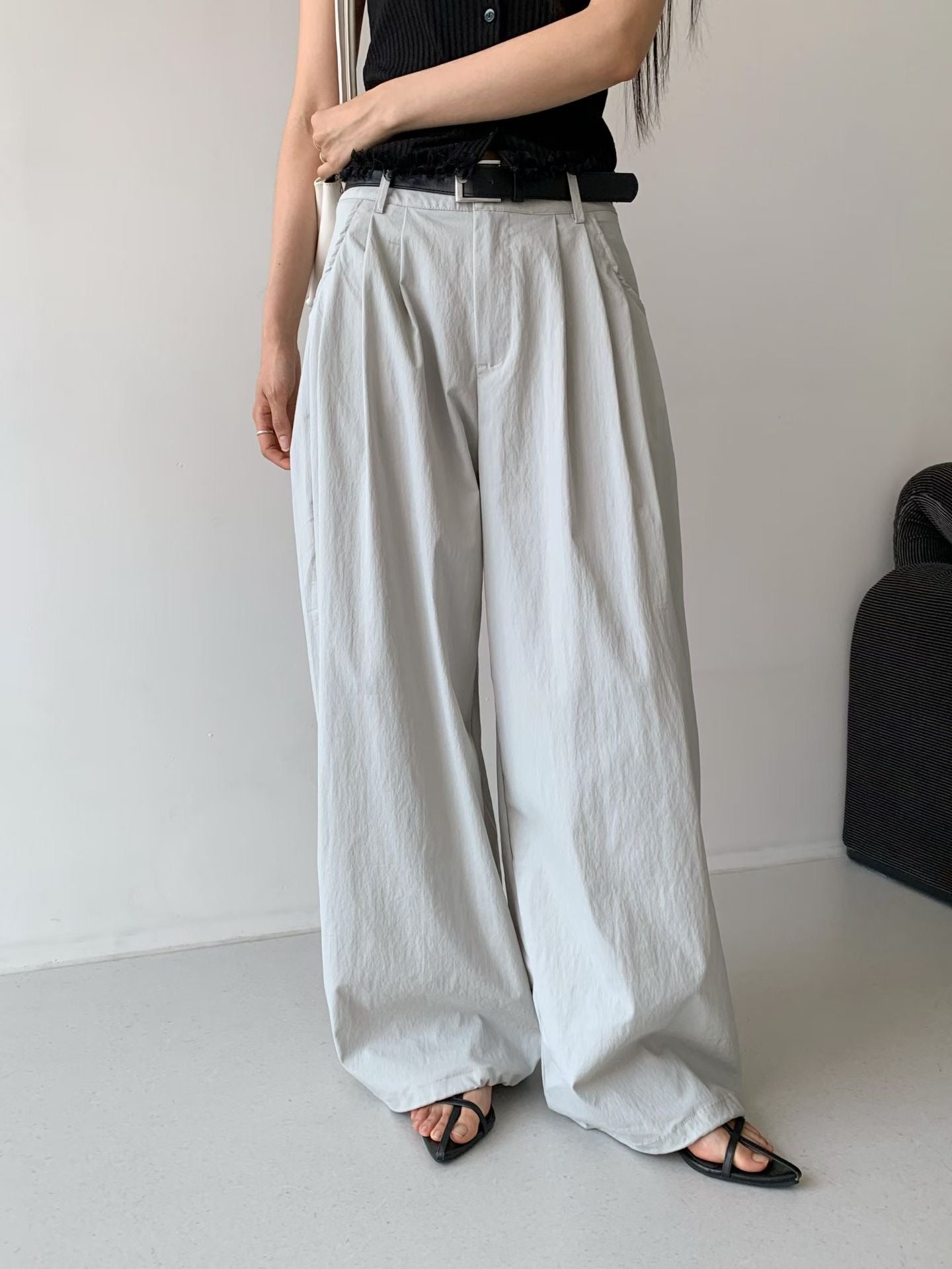 [ 預訂🪽⋆ ] [ 日常款！] Breeze Drawstring Wide Pants • 4 colors