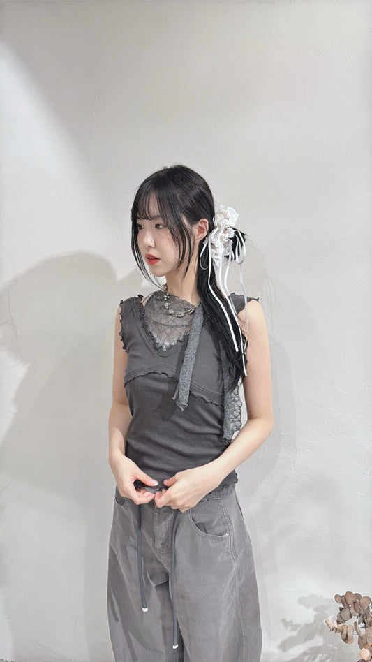 [ 預訂 🪽⋆ ՙִՙ ] [ 包色價！] ruffle cami • 4 colors