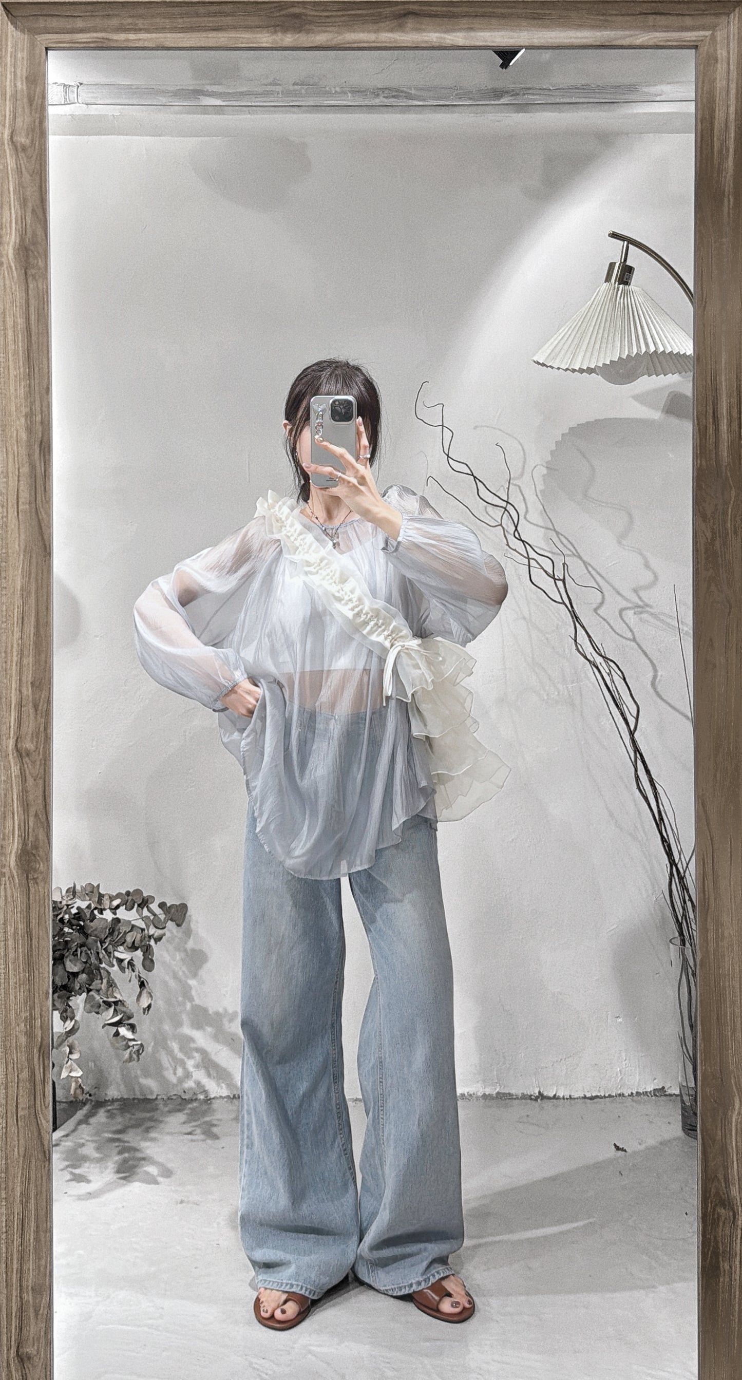 [ 48HRS首批價！] Bouquet Blouse / blue