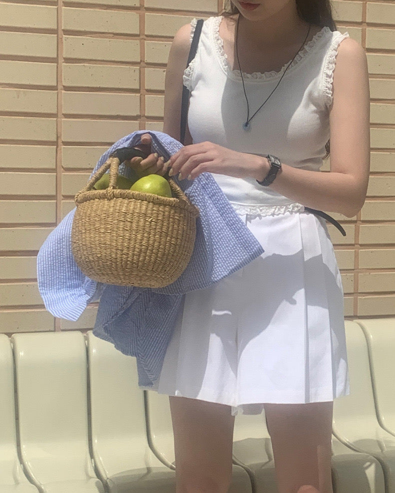 【💝超美內搭!】法式感滿滿のLACE VEST / 5 colors