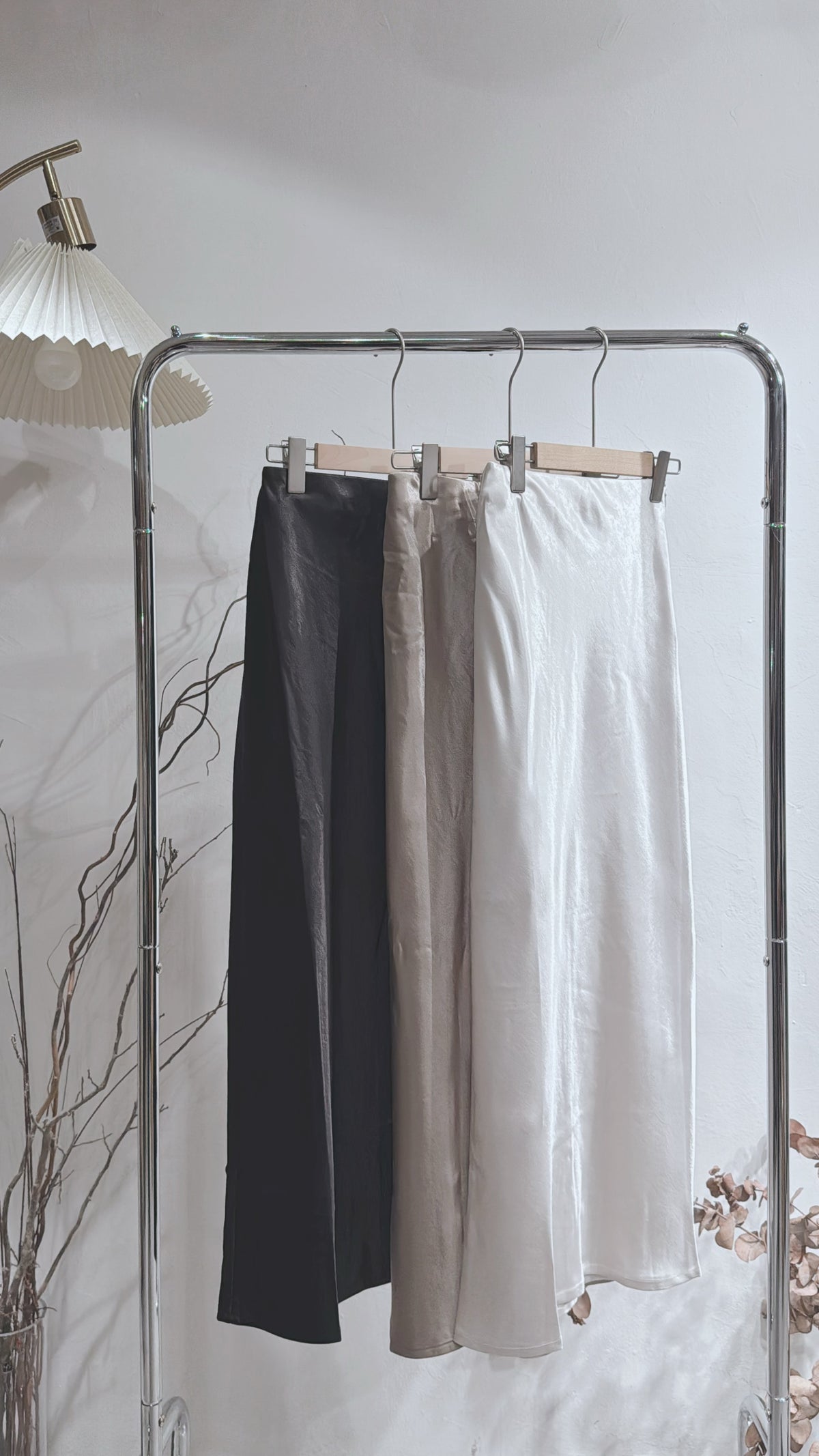 [ 現貨 / 預訂🪽⋆ ] silk straight skirts / 3 colors