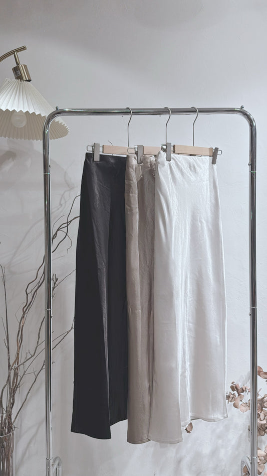 [ 現貨 / 預訂🪽⋆ ] silk straight skirts / 3 colors