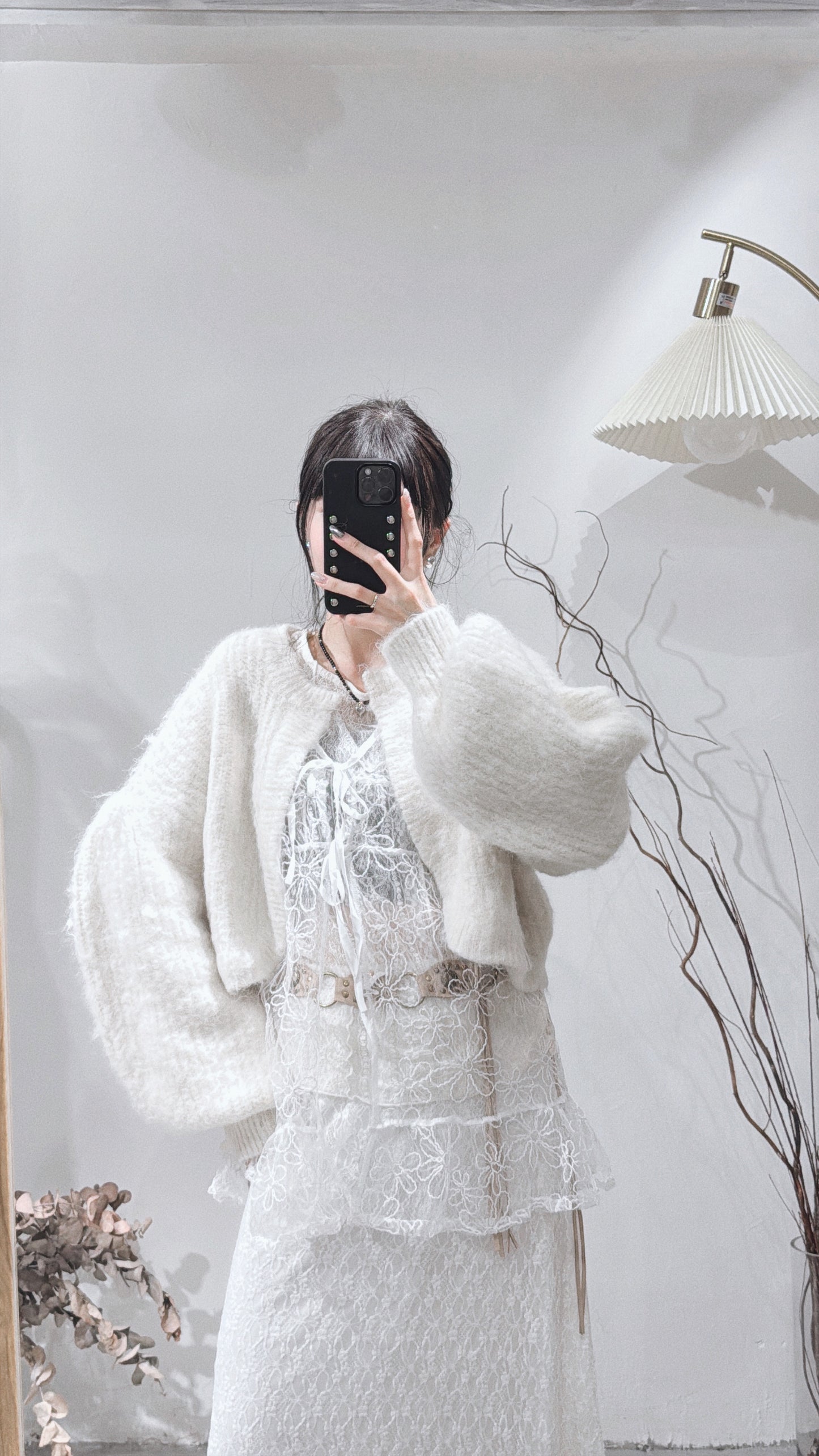 [ 現貨 📷 ༘ ⋆｡ ˚ ] shaggy bolero / ivory