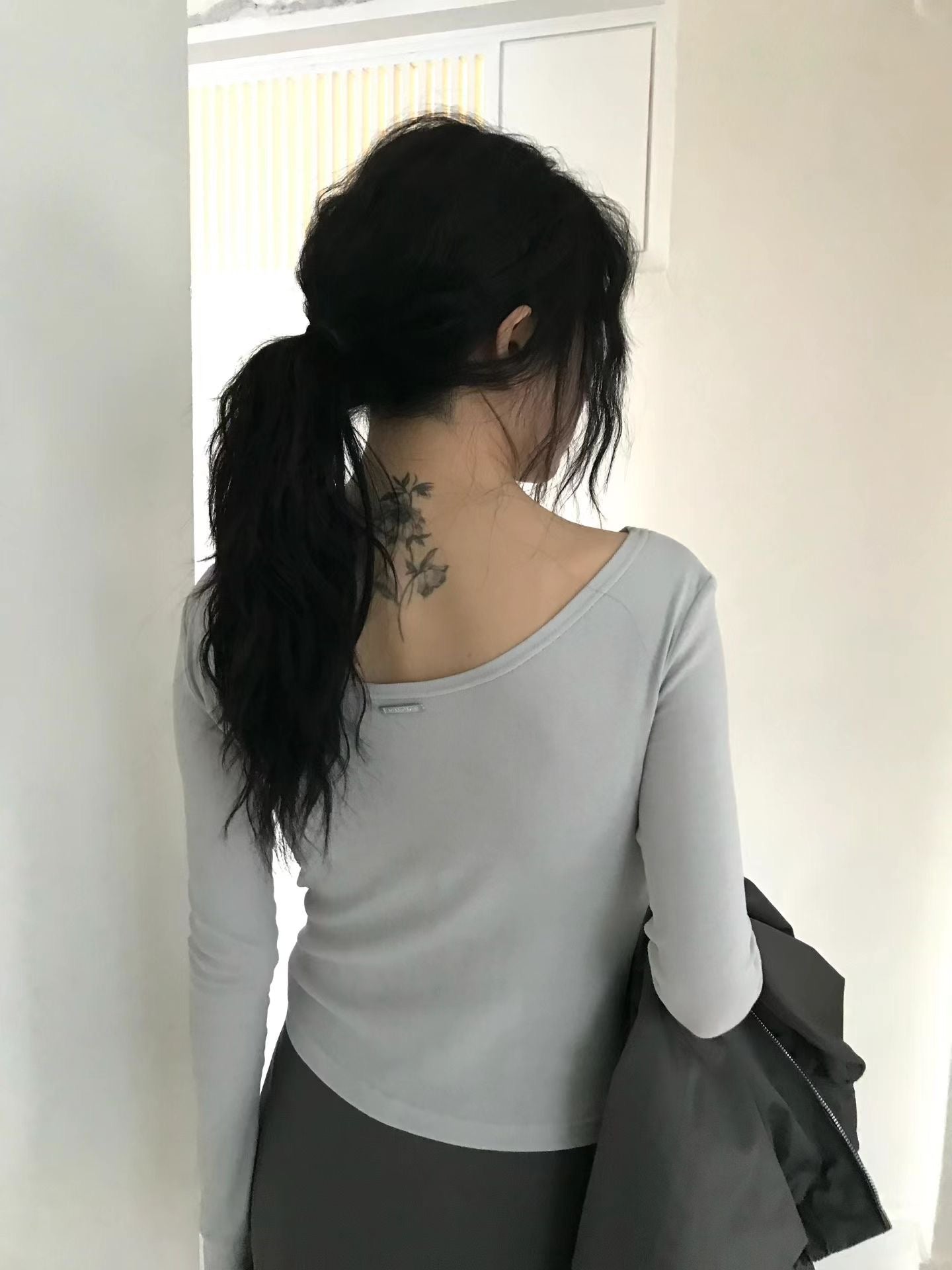 [ 預訂 ⋆𐙚 ̊ ] round neck inner / 4 colors