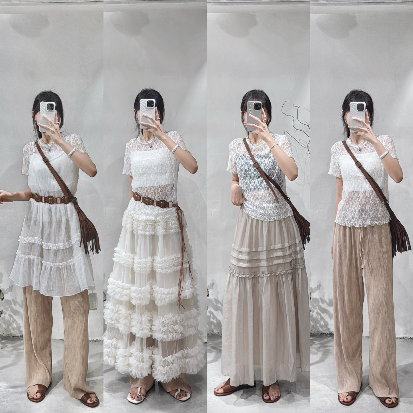 [ 預訂 ] Lace see through top/ 2 colors