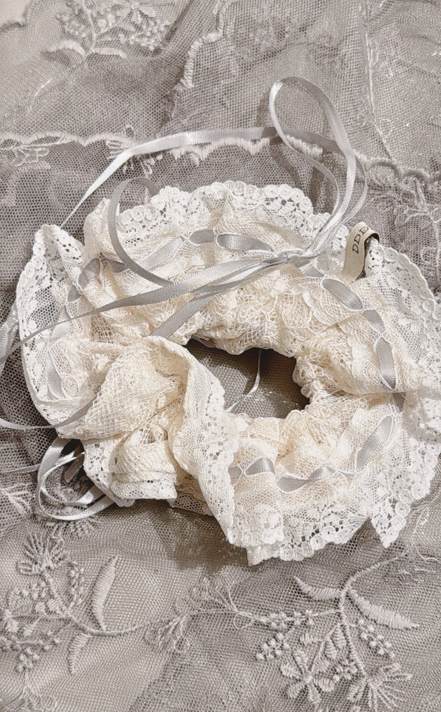 [ 現貨 🪽⋆ ՙִՙ ] [ DDD MADE ] double lace scrunchies