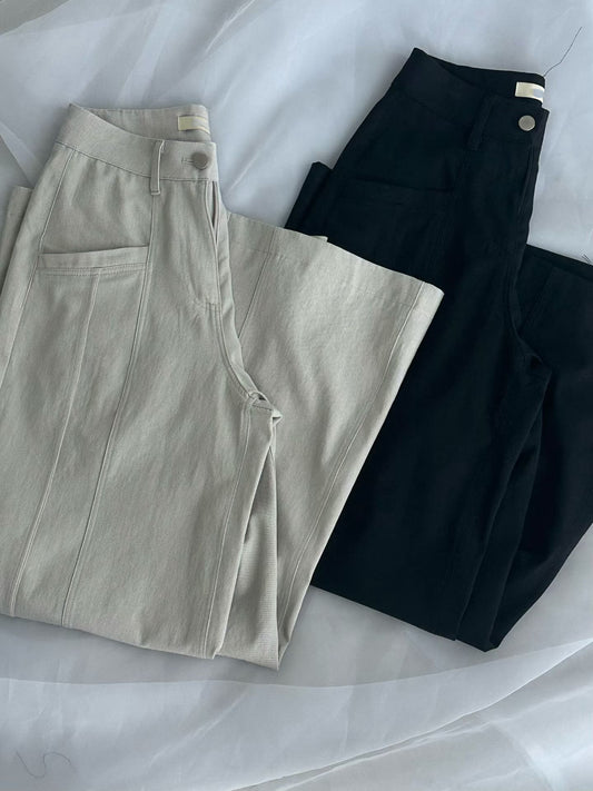 [ 預訂🪽⋆ ] cut-out flare pants • 2 colors