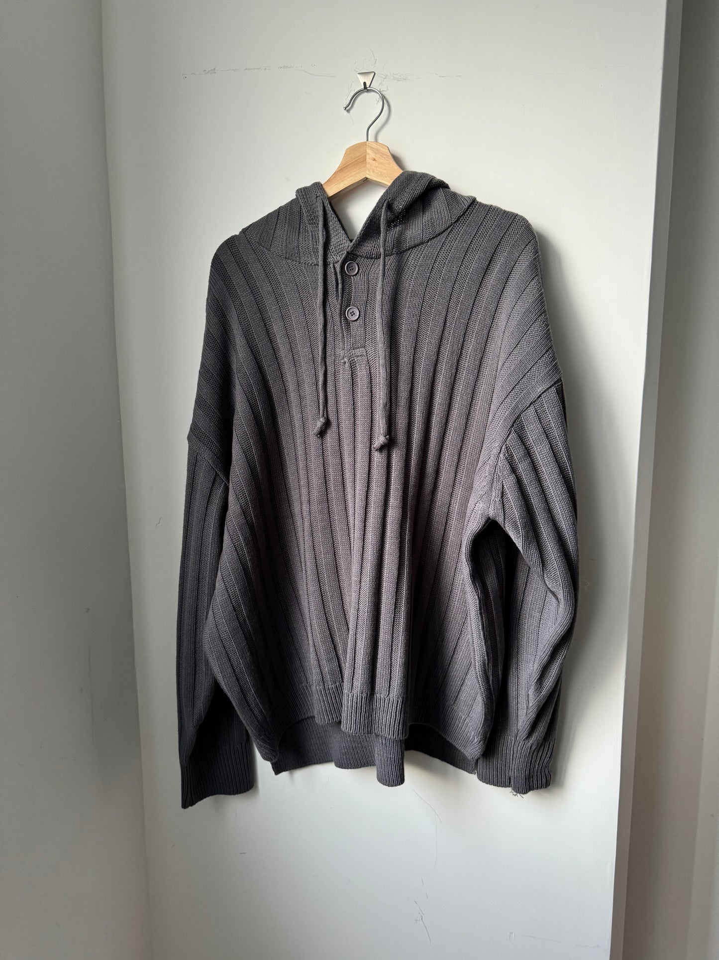 [Boys Basic option!] Stripe Hoodie - Grey
