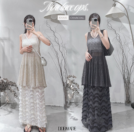 [𝐃𝐃𝐃 𝐌𝐀𝐃𝐄˙✧˖°] [ 現貨! ] nori lace ops / 2 colors