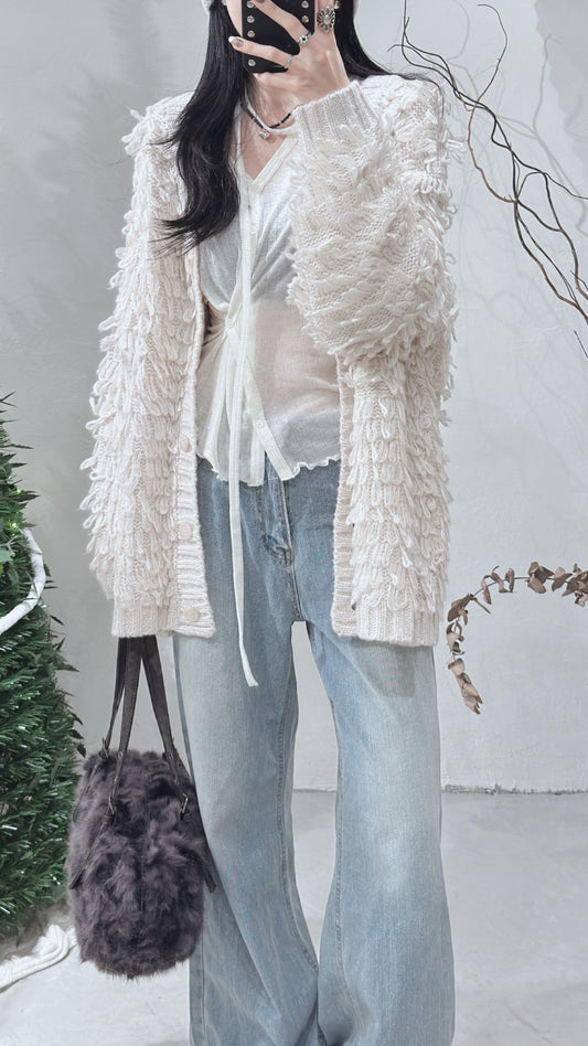 【日系感 UP 🔝 】Hayee outer/ ivory