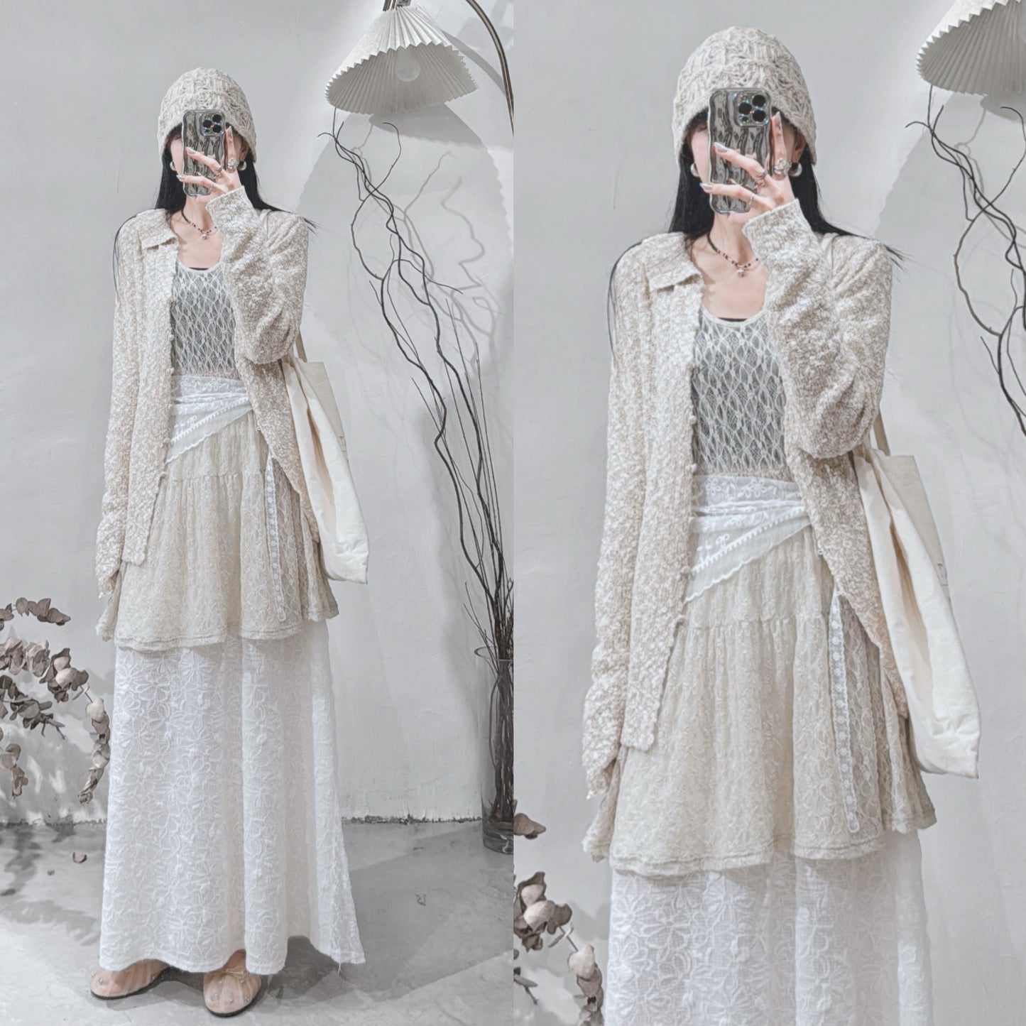 [ 現貨/預訂 ˚⟡˖ ࣪] [spring essentials! ݁ ˖Ი𐑼⋆] crocheted collared knit / 3 colors