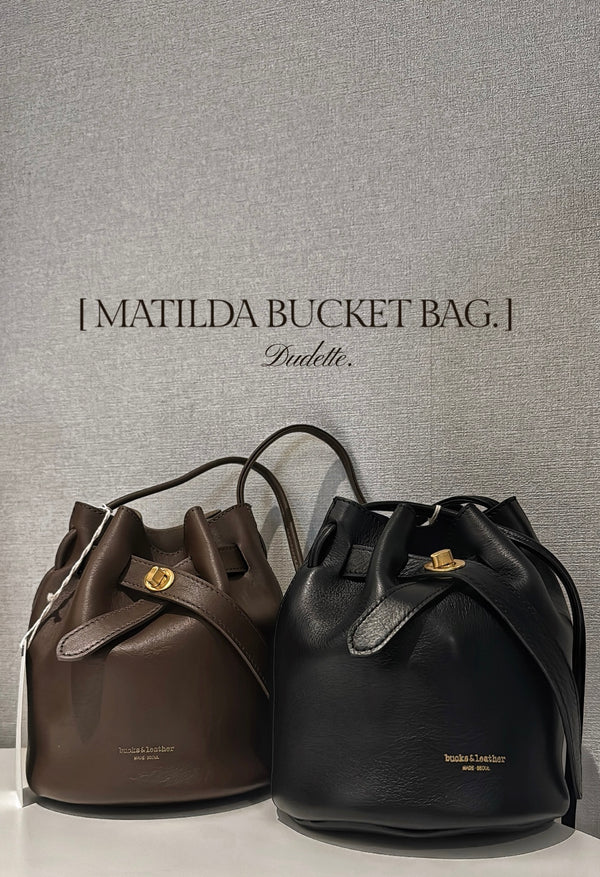 [超高質牛皮袋！] Matilda Bucket Bag / 2 colors main image 1