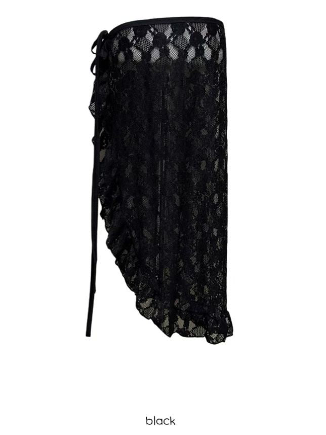 [ 店主大大大力推薦 ✶ 預訂款  ˚⟡˖ ࣪] side tied lace scarf