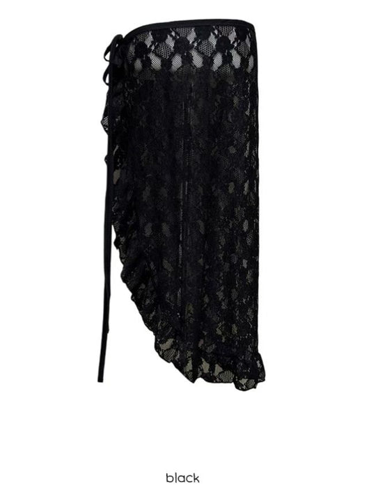 [ 店主大大大力推薦 ✶ 預訂款  ˚⟡˖ ࣪] side tied lace scarf