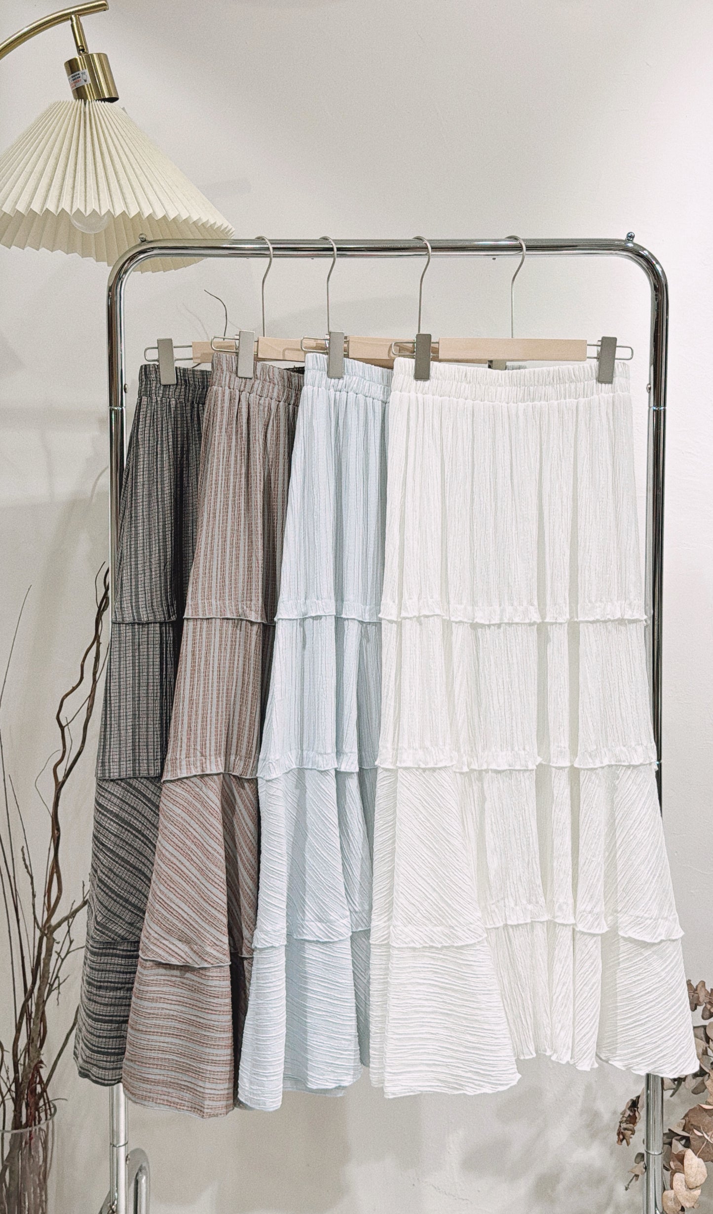 [ 首三日預訂價 $218🪽⋆ ] [ 必買蛋糕裙！] striped cake skirt • 4 colors