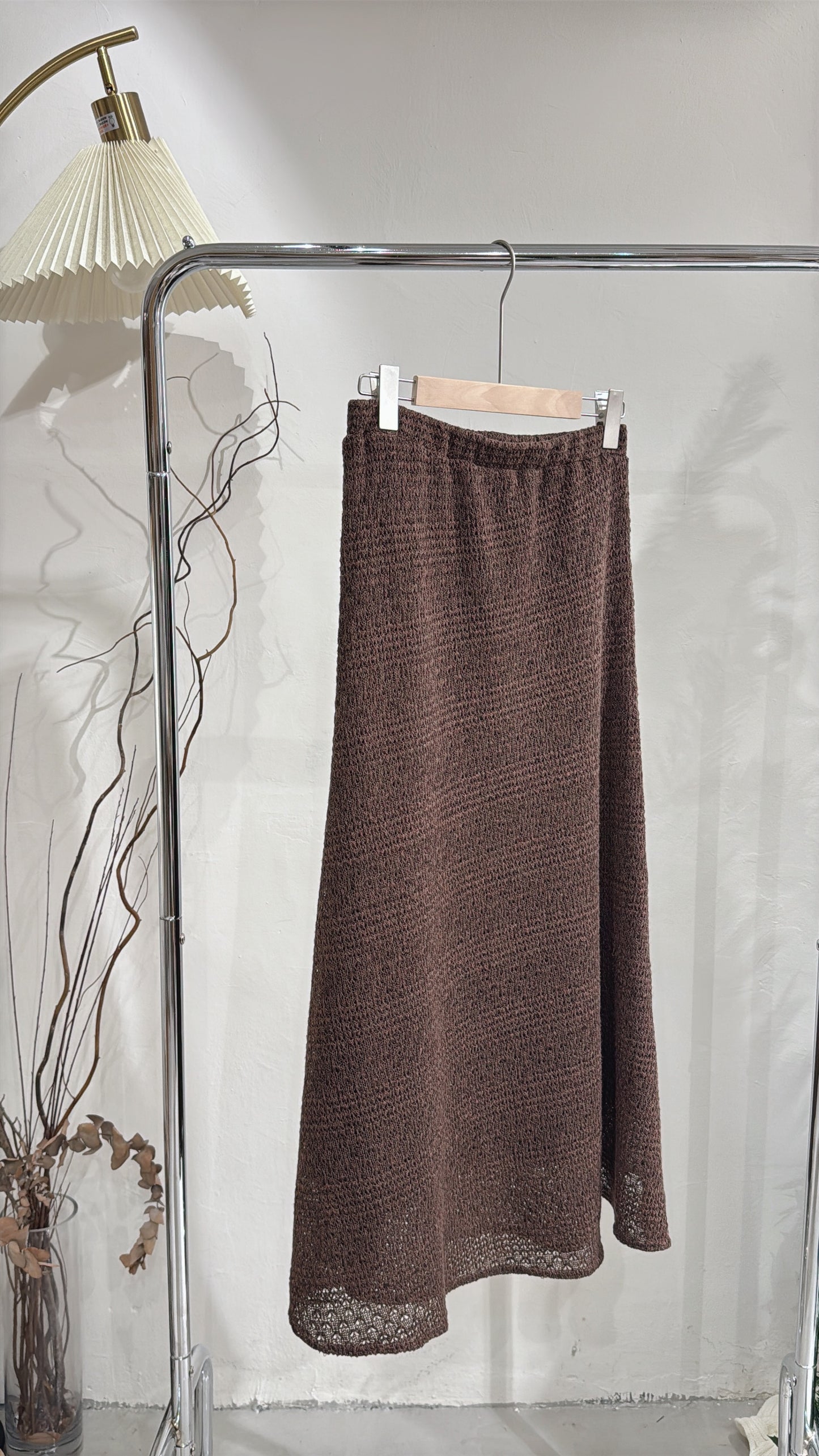 [ 現貨⋆⁺₊❅⋆ ] [ DDD MADE 自訂款 ] knit mermaid skirt / brown