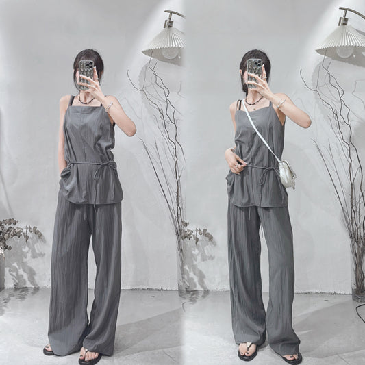 [ 店主自留 𐙚⋆°⋆♡] tia set / navy