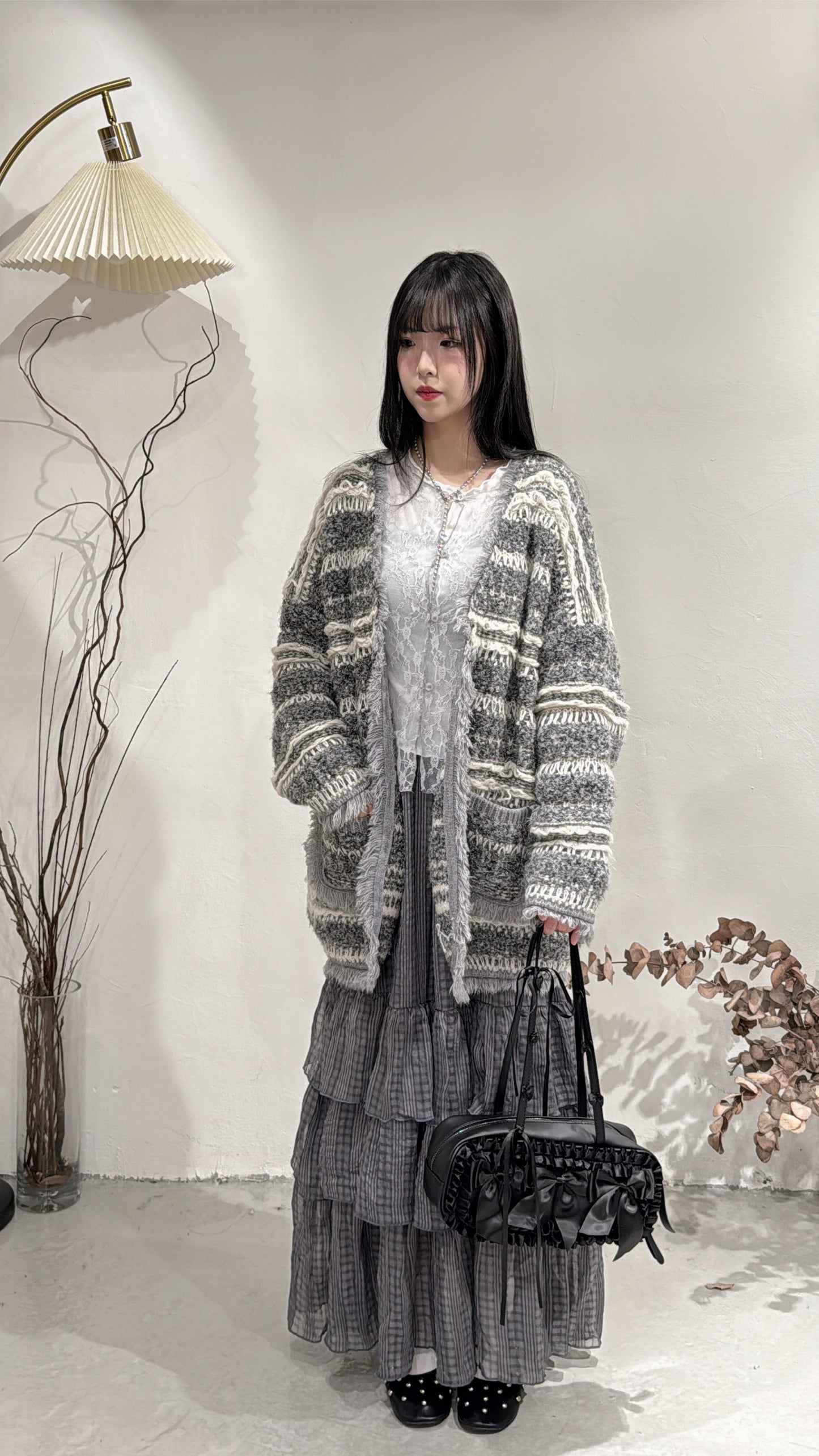 [ 預訂 ⋆𐙚 ̊ ] [ 大推！超特別！] frayed vintage cardigan