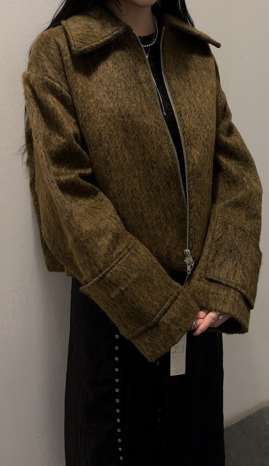 [ 現貨 / 預訂 ⋆𐙚 ̊ ] [ 日系外套！] Shaggy jacket / 2 colors