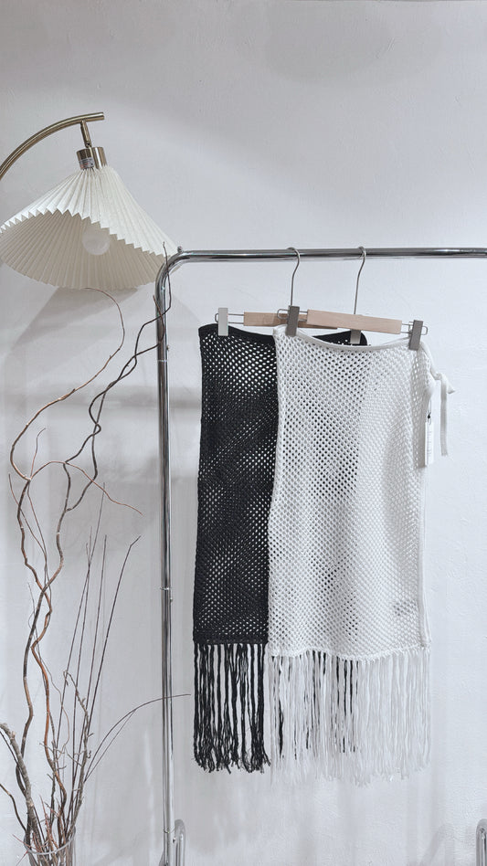 [ 現貨/預訂🪽⋆ ] knit waist scarf • 2 colors