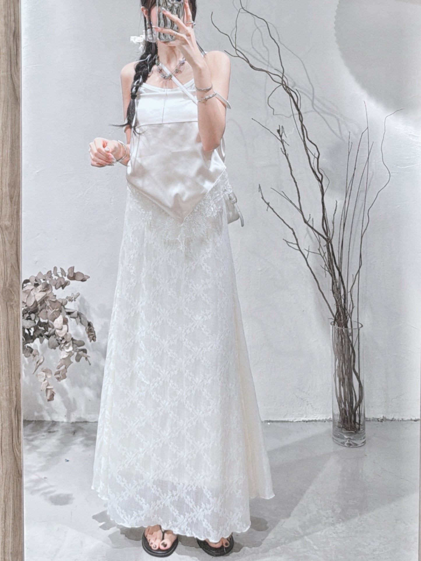 [ DDD made ₊˚⊹♡ ] kinki skirt / ivory