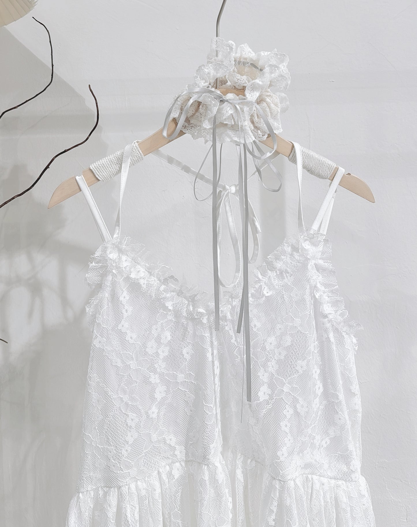 [ DDD made ₊˚⊹♡ ] [ 法式感！] Aura lace dress