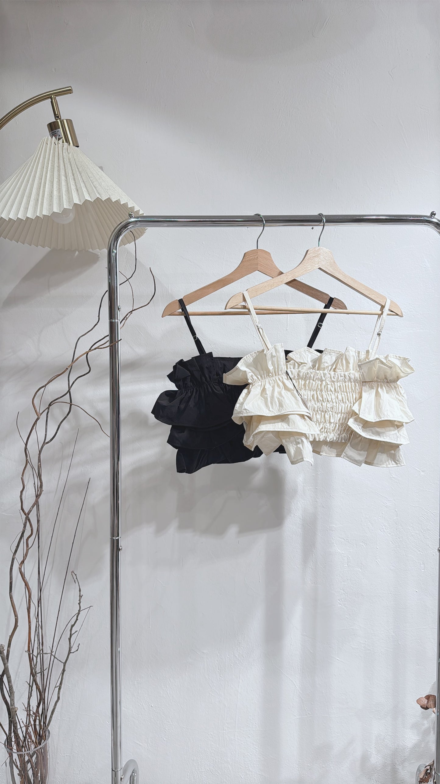 [ 現貨 / 預訂🪽⋆ ] Ruffle Bustier Cami / 2 colors