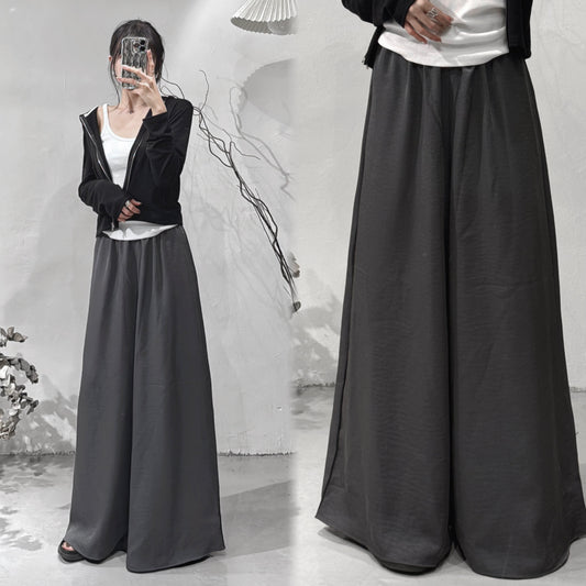 [預訂] Silk Slacks / Charcoal